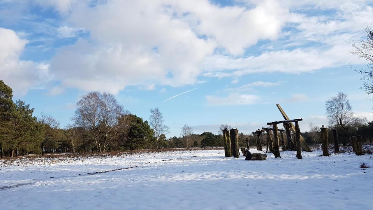 Chalet Op De Veluwe # Berk Путен Екстериор снимка